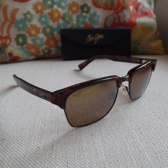 Maui Jim KAWIKA Tortoise-Antique-Gold w/ Maui HCL Bronze Lens - Picture 4 of 10